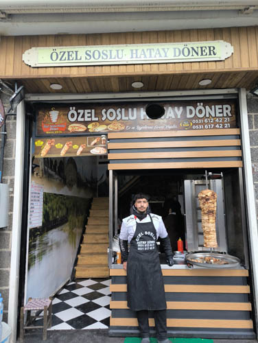 Özel soslu Hatay döner 