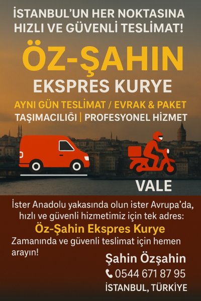 ÖZ-ŞAHİN EXPRESS kurye