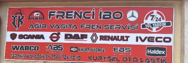AĞIR VASITA FREN SERVİSİ Frenci İbo