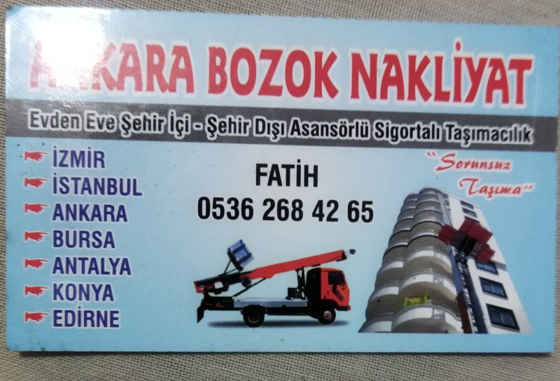 Ankara Bozok Nakliyat 