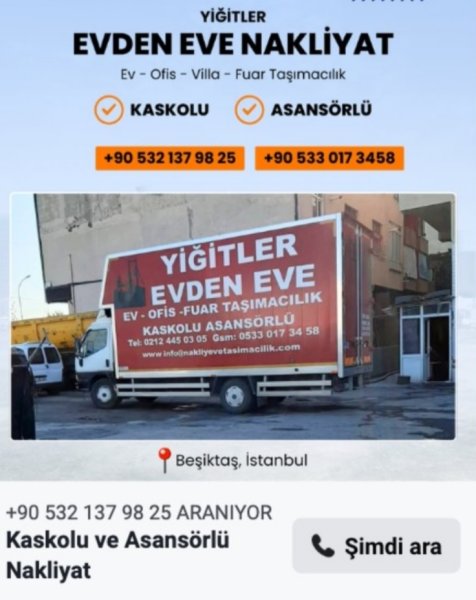 Yiğitler evden eve nakliyat