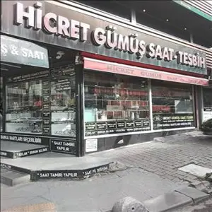 Hicret Gümüş Saat Tesbih